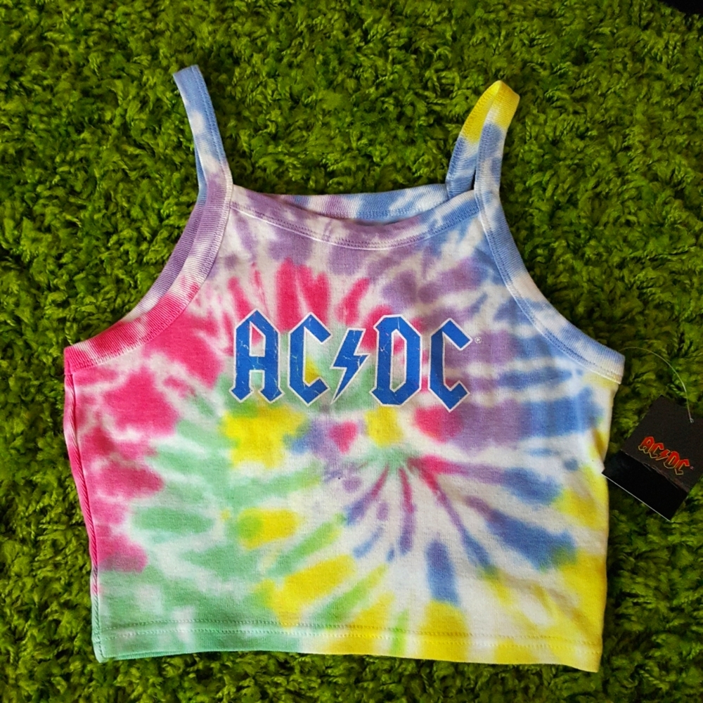 AC⚡DC Tie Dye Tank
